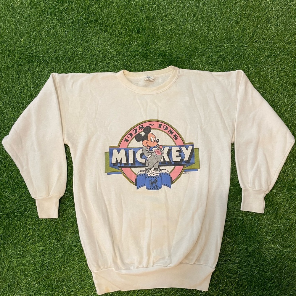 Vintage disney Mickey Mouse 1928-1988 Mickey Mouse crewneck sweater size medium